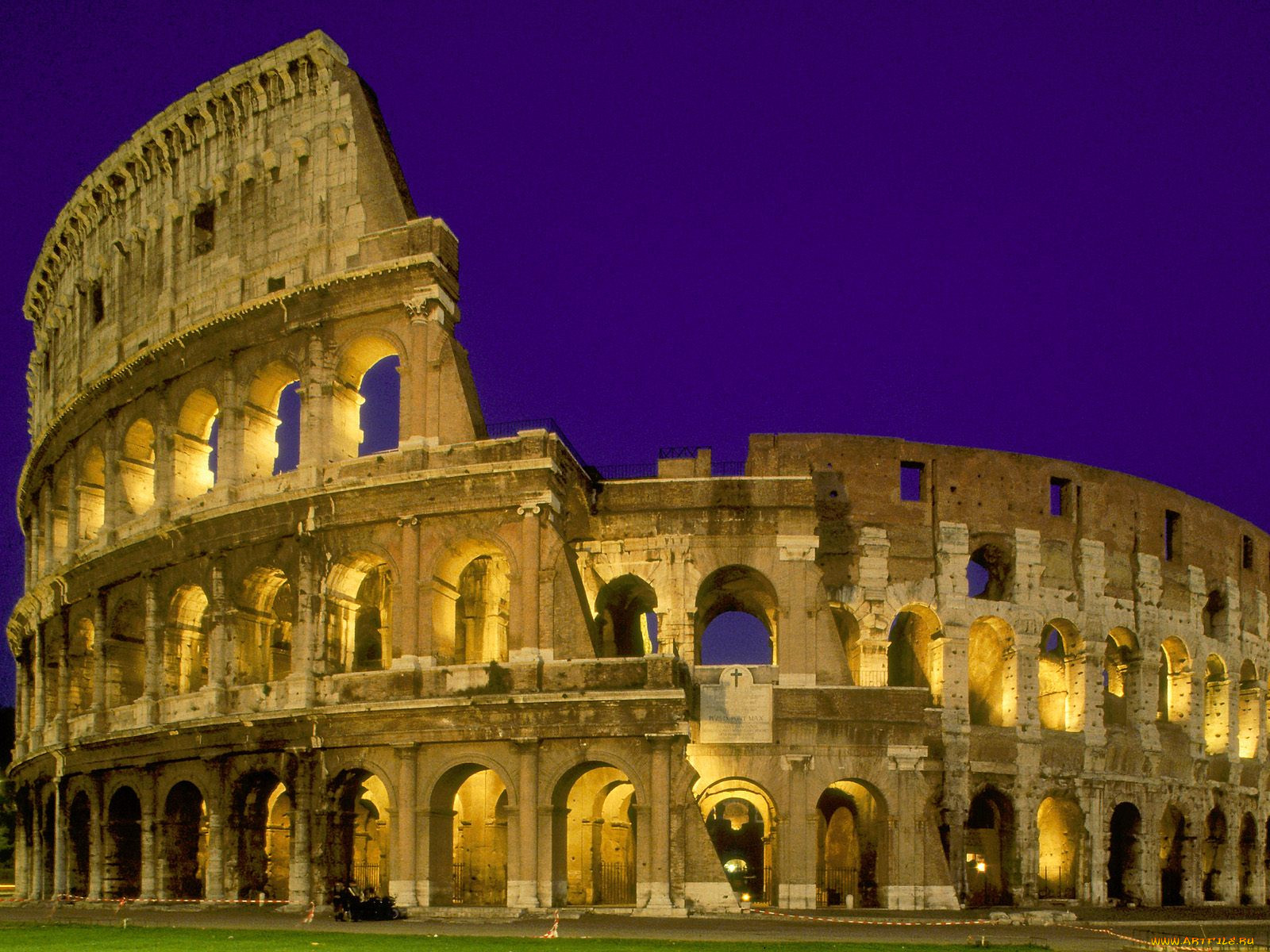 the, coliseum, at, night, rome, italy, , , , 